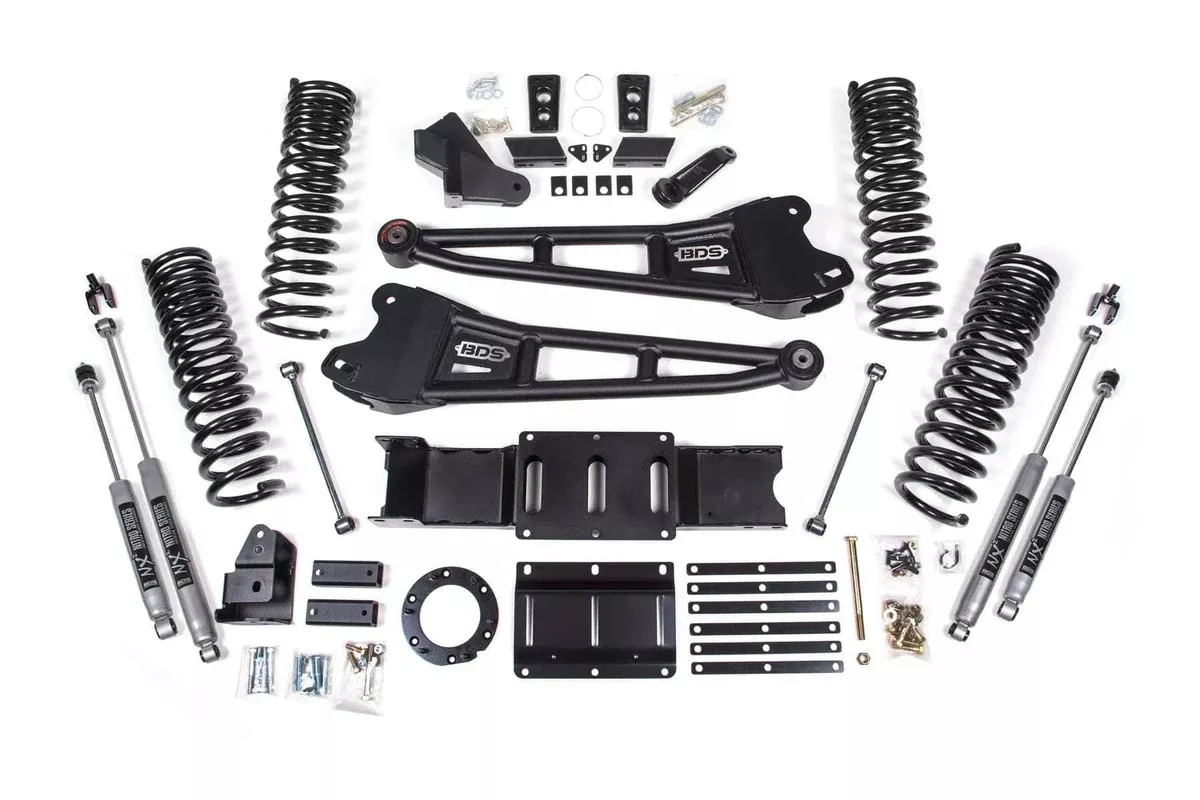 5.5" RADIUS ARM LIFT KIT 19-26 RAM 2500 GAS W/ 6-BOLT T-CASE-BDS1681H