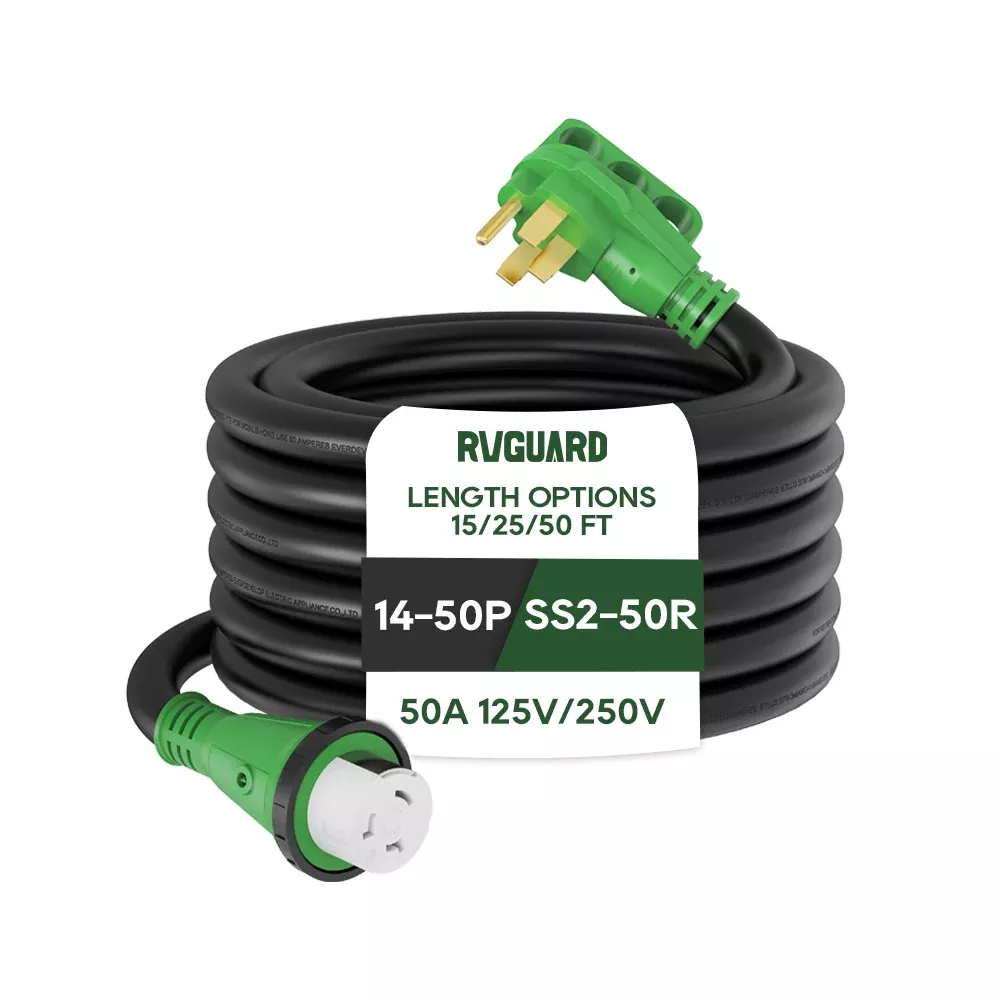 50 Amp RV Extension Cord - 14-50P to SS2-50R