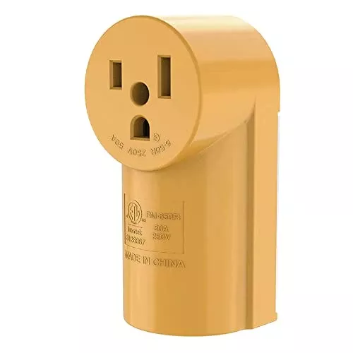 50 Amp RV Surface Mount Receptacle - 6-50R