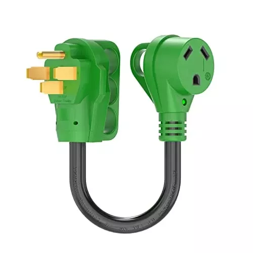 50 Amp to 30 Amp RV Adapter Cord - 14-50P to TT-30R
