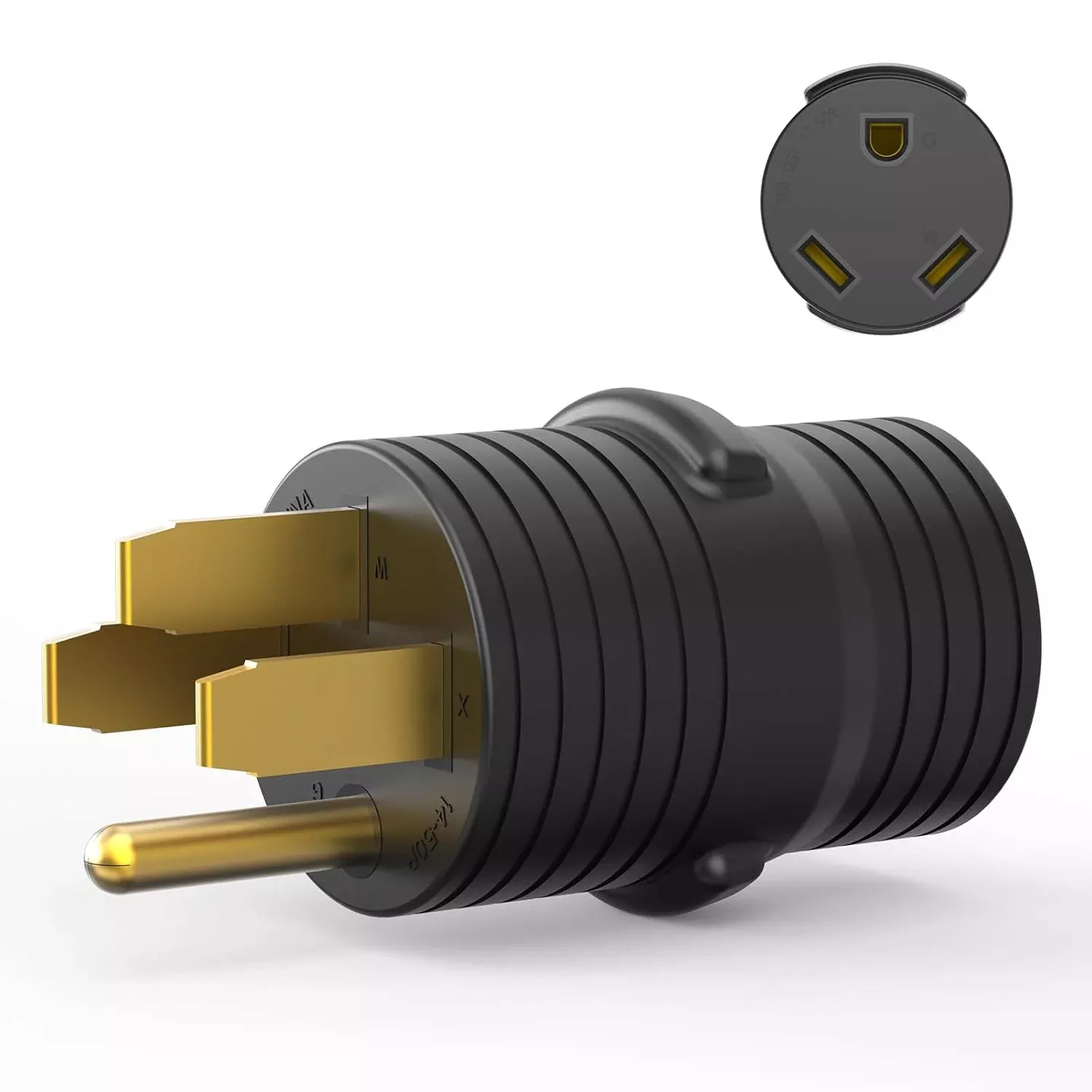 50 Amp to 30 Amp RV Plug Adapter - 14-50P to TT-30R