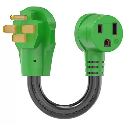 50 Amp to 50 Amp Generator Adapter Cord - 14-50P to 6-50R