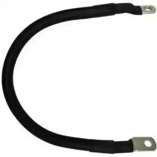 50mmsq Tinned Battery interconnect Power Lead - Black- 450mm