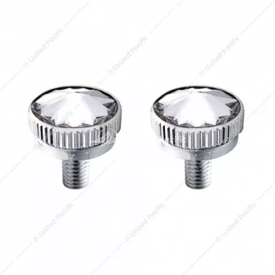 5mm CB MOUNTING BOLT WITH CLEAR CRYSTAL (2-PACK)