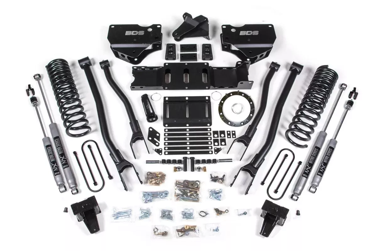 6" 4-LINK LIFT KIT 19-24 RAM 3500 DIESEL W/O OVERLOADS W/ 8-BOLT T-CASE-BDS1692H