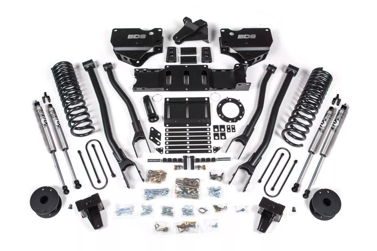 6" 4-LINK LIFT KIT 19-24 RAM 3500 W/ AIR RIDE AND 8-BOLT INDEXING RING-BDS1733FS