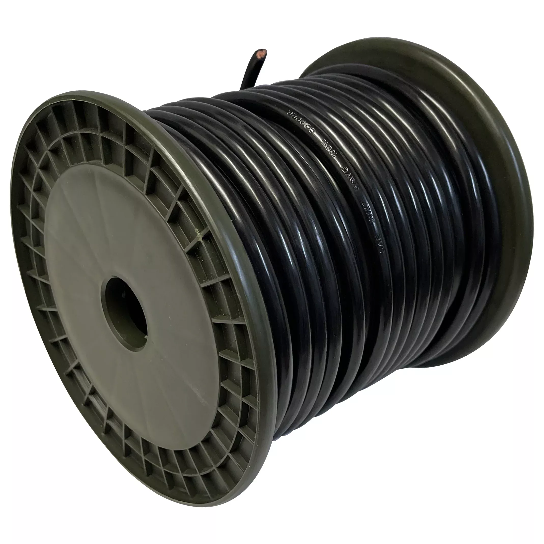6 AWG Battery Cable - Automotive Copper Wire - 25 FT Coil - Black - Made in USA