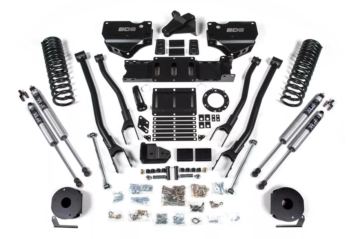 6" LIFT KIT 4-LINK 19-24 RAM 2500 DIESEL W/ AIR RIDE W/ 6-BOLT T-CASE-BDS1738FS