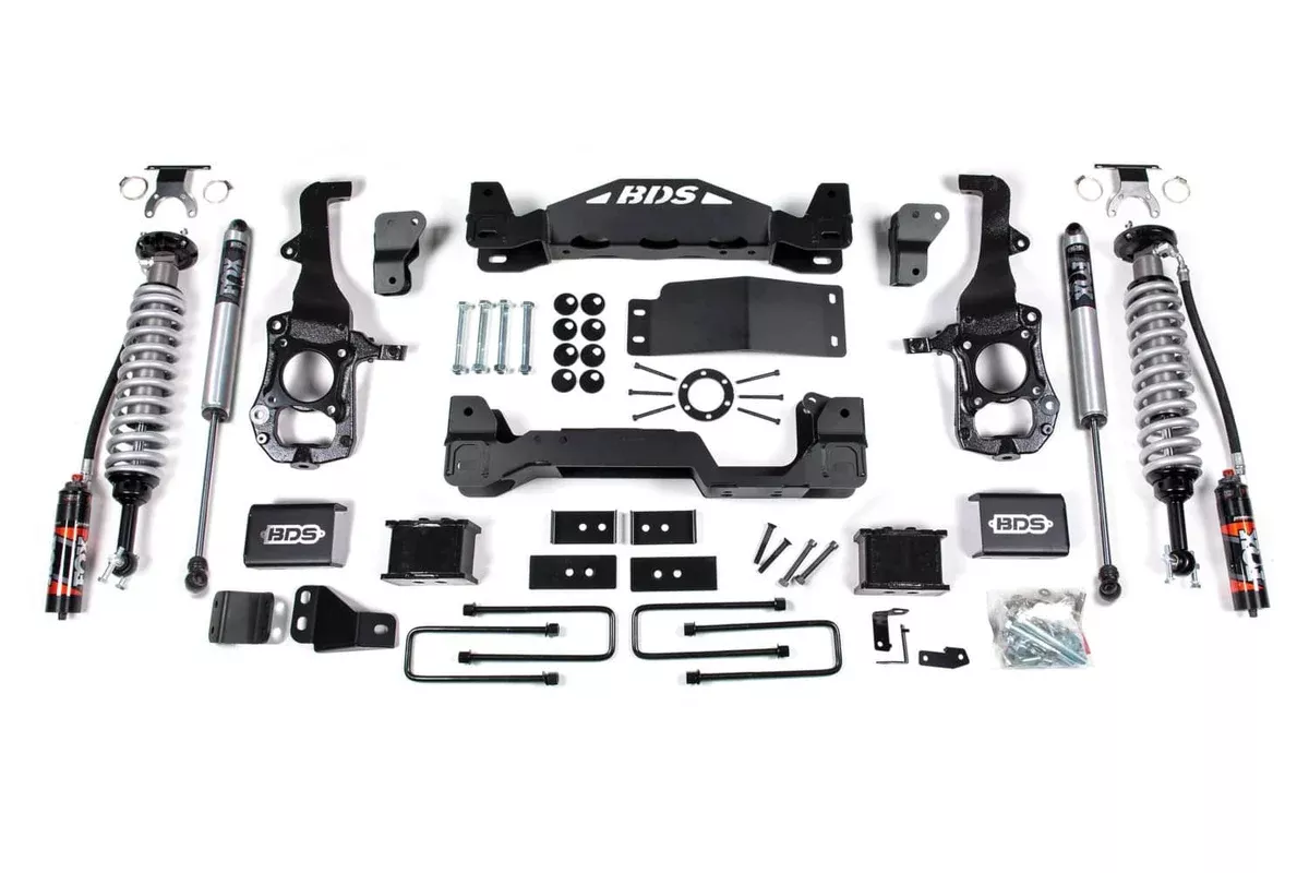 6" LIFT KIT W/ FOX 2.5 COIL-OVERS 21-26 F150 4WD-BDS1579FPE