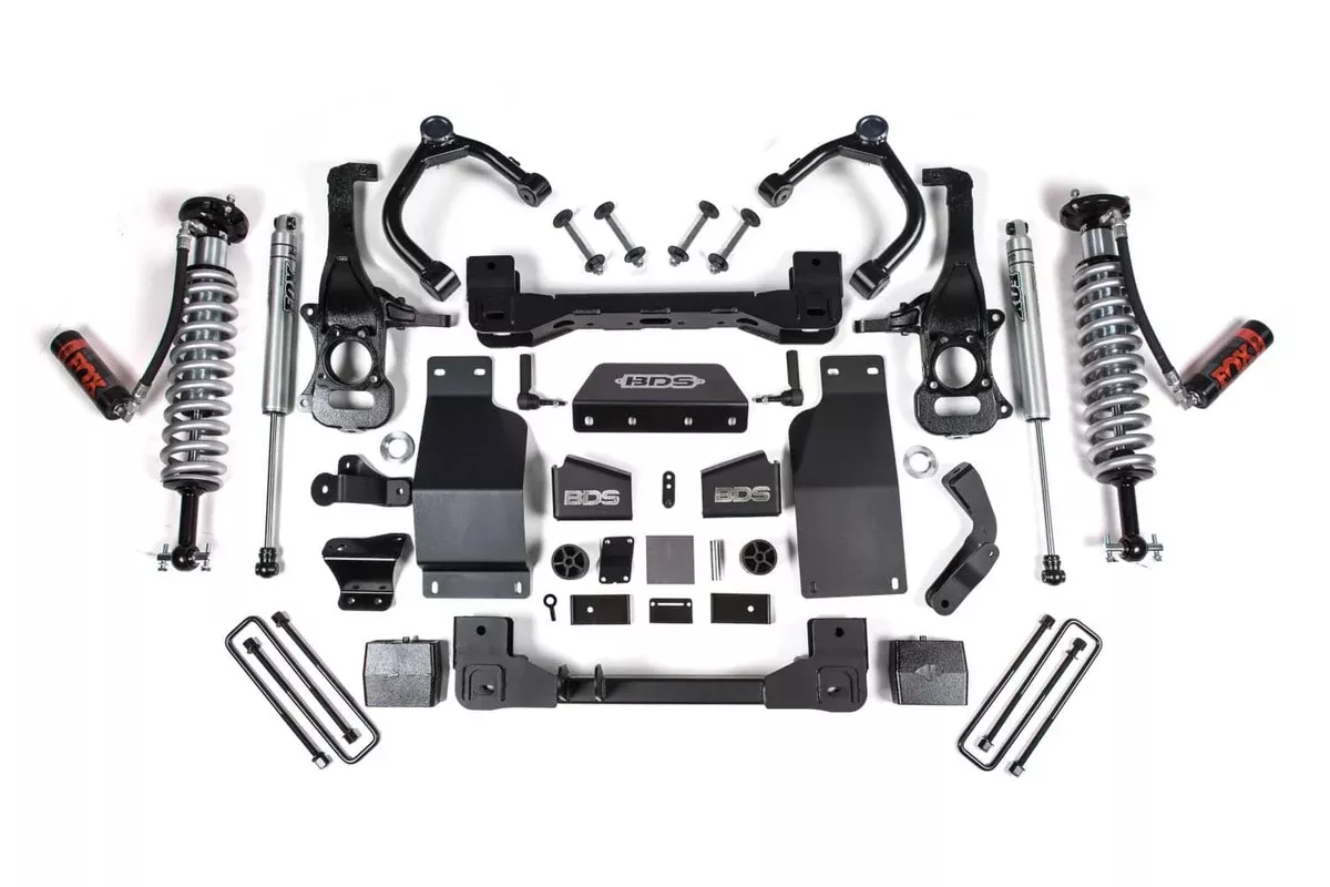6" LIFT KIT W/ FOX COIL-OVER 19-26 GM 1500 2.7L/3.0L-BDS1803FDSC