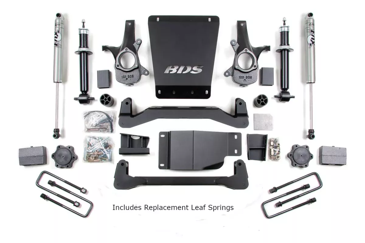 6" LIFT KIT WITH FOX 2.0 SHOCKS 07-13 GM 1500-BDS177FS
