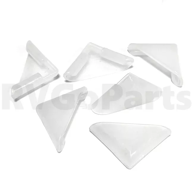6-Pack RV Slideout Corner Protector Clear 135275-01-01A