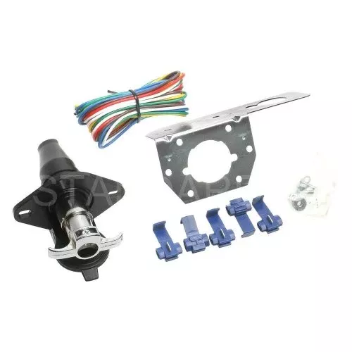 6-Pole Round Connector Kit, Contains plug and socket, mounting