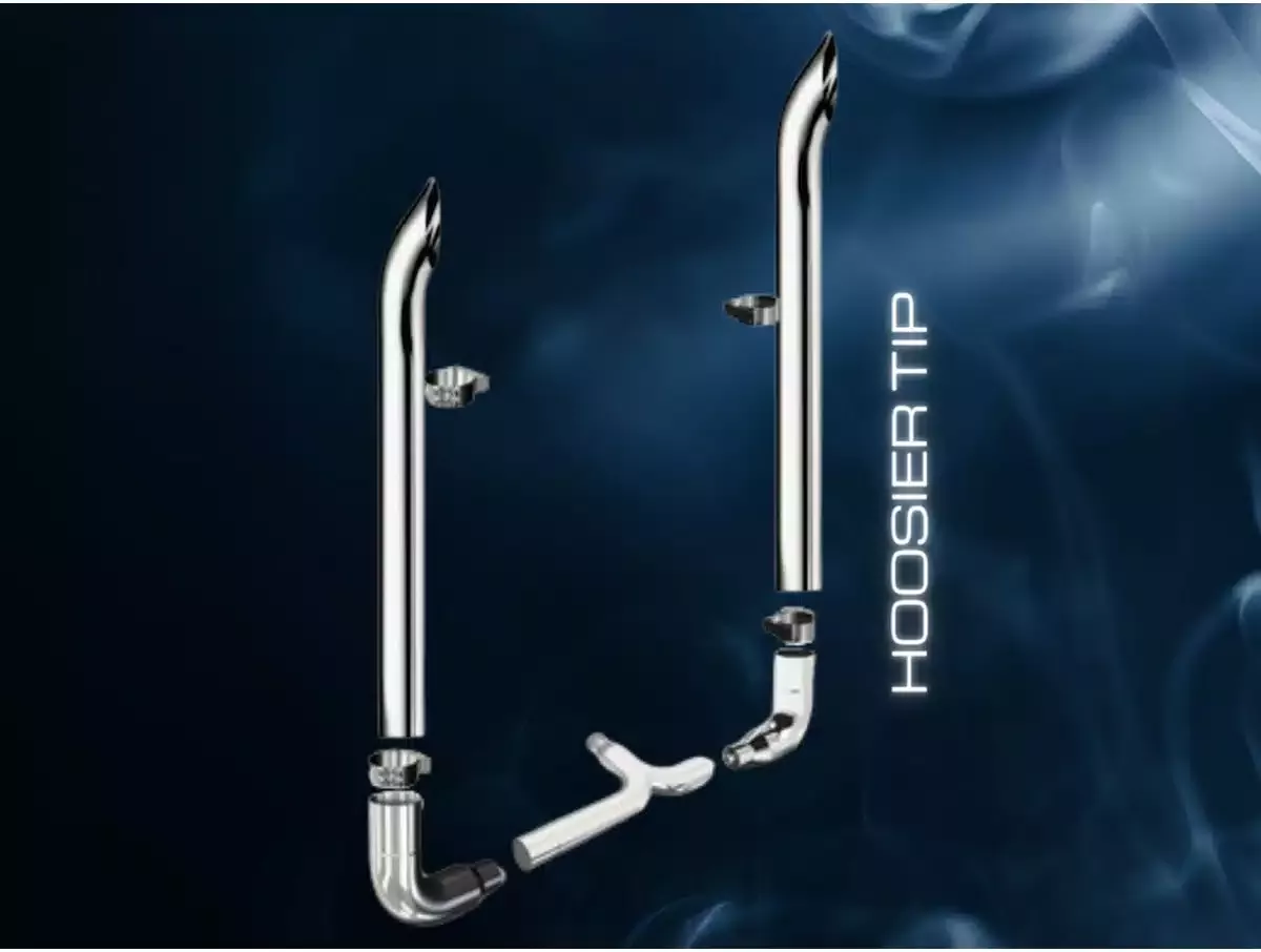 6" X 96" Peterbilt Hoosier Tip Exhaust Kit