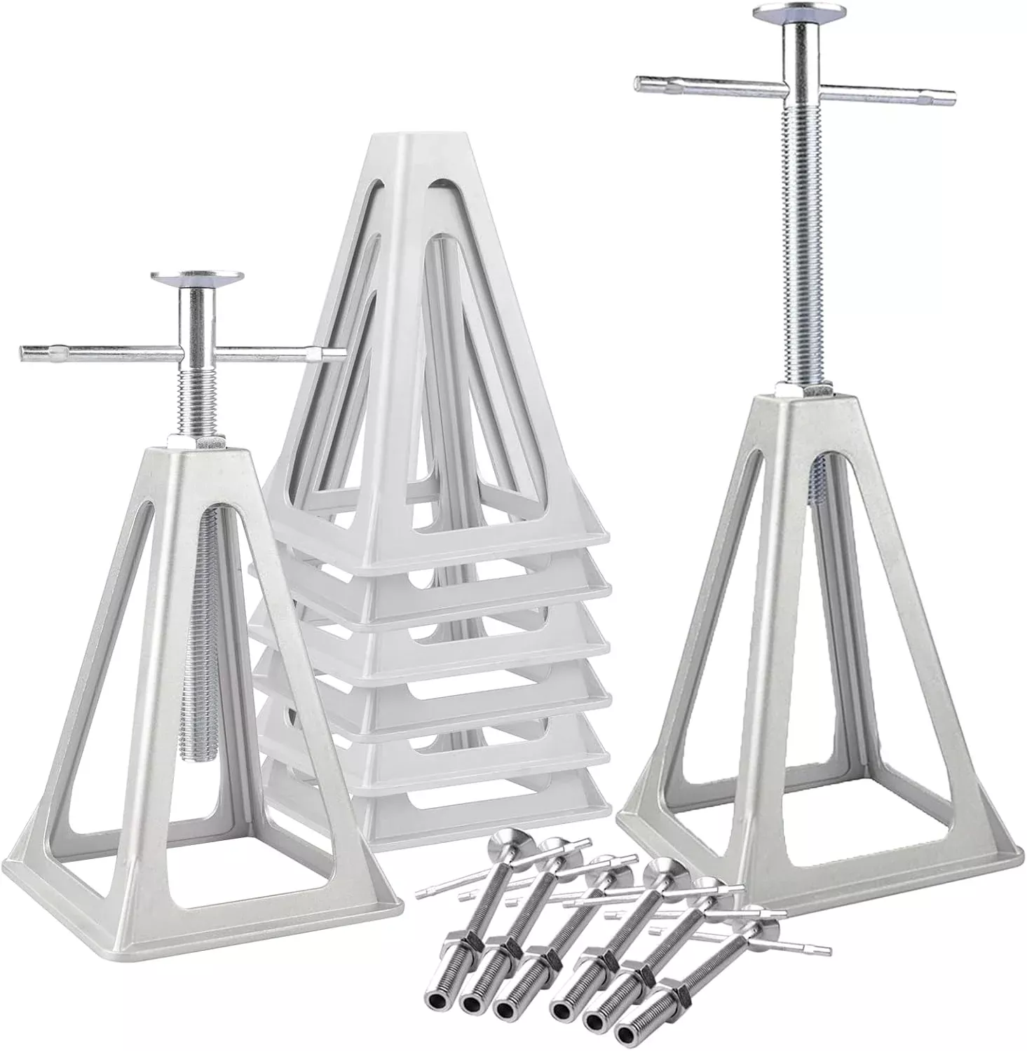 6000 Lbs Aluminum RV Stabilizer Jacks - 8 Pack