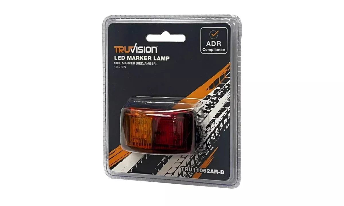 62 Series Amber/Red Side Marker 10-30V Blister