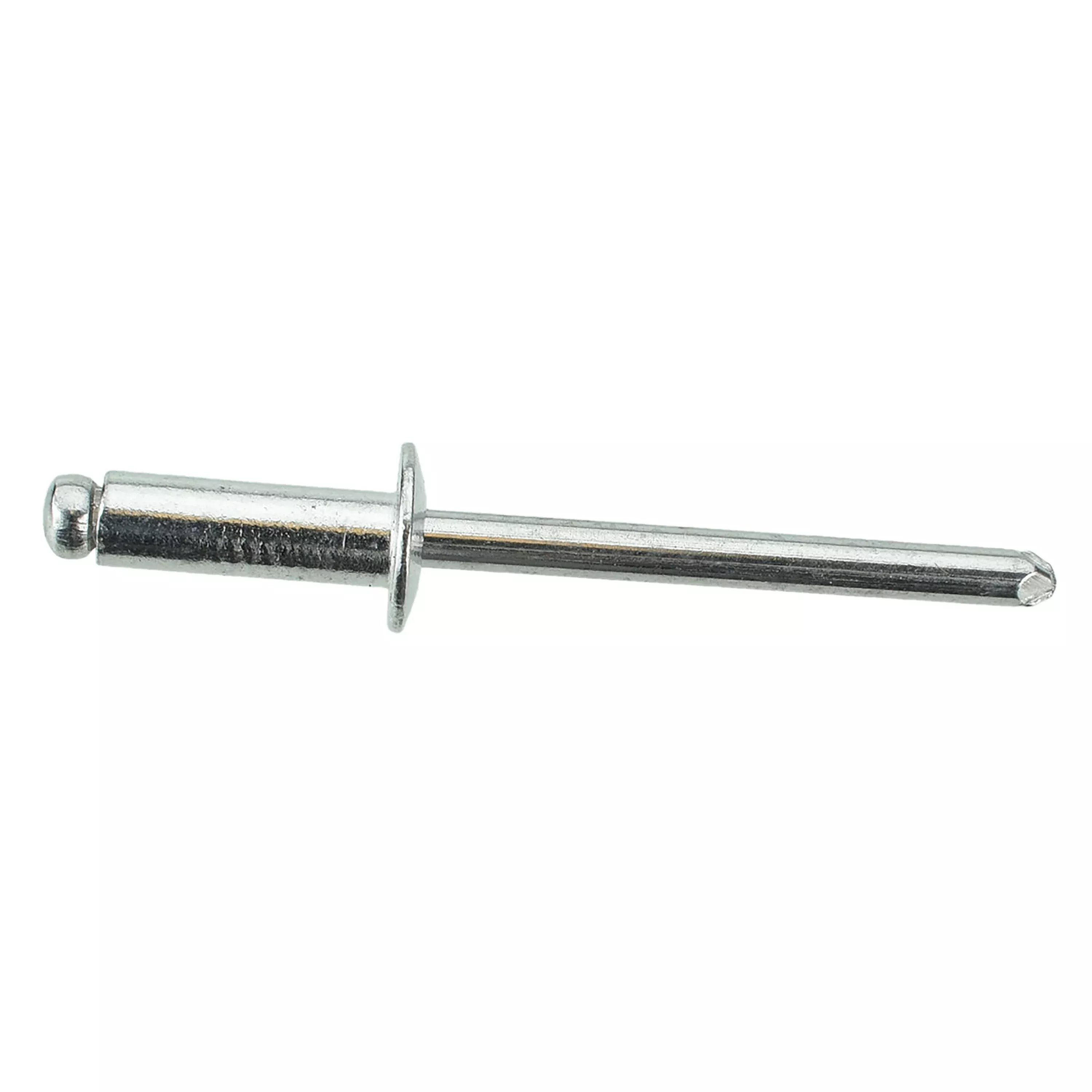 #66 Aluminum Pop Rivet Mandrel Retainer - 3/16" Dia. 3/8" Flange 17/32" Length - 100 Pack