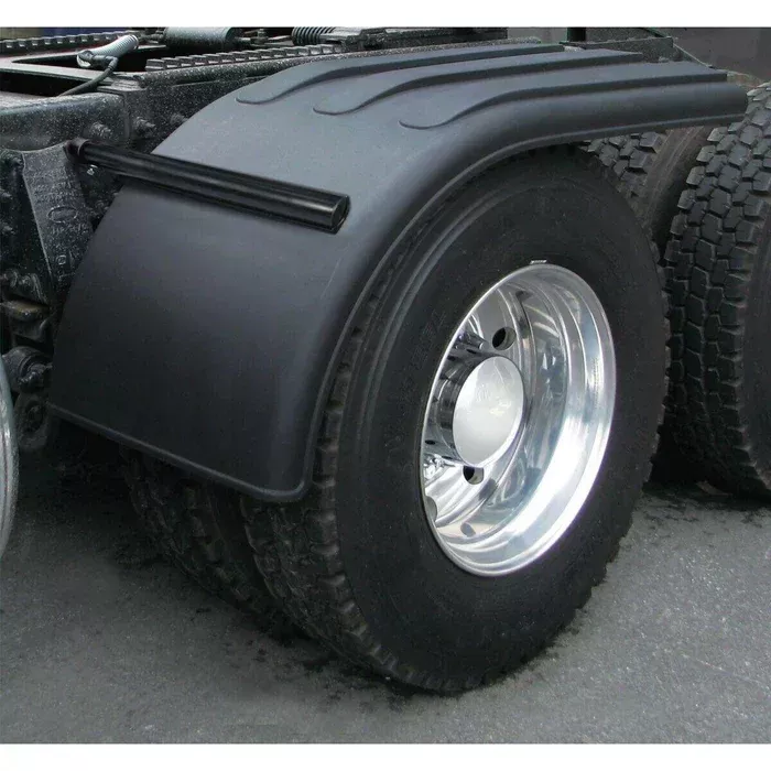 66" Half Fender Poly Black (31"-35") with Medium Duty Mount Kit