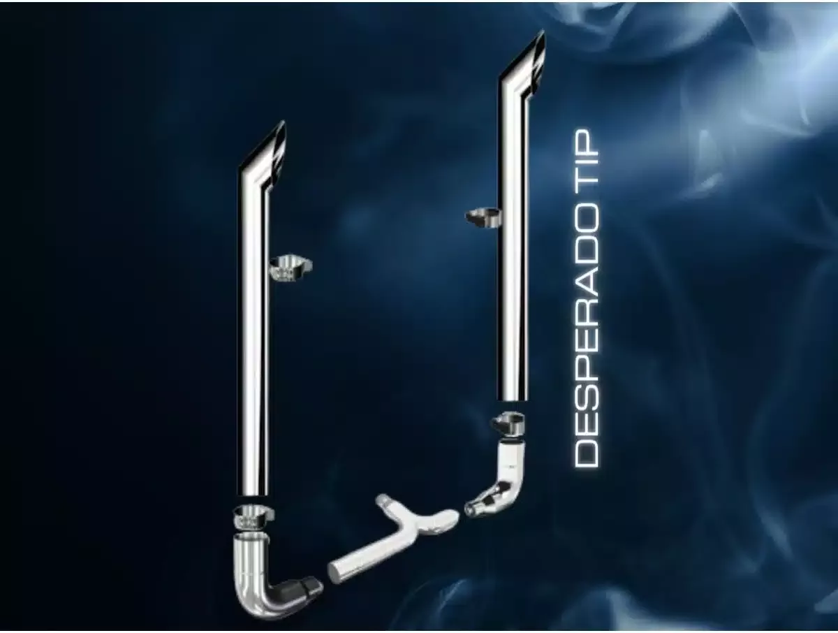 7" X 108" Desperado Exhaust Kit for Peterbilt