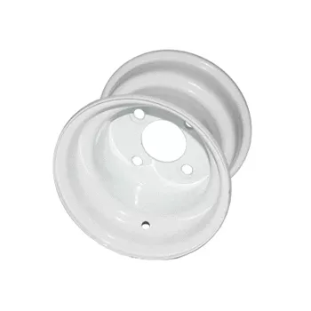 8×7 White Steel Wheel (2:5 Offset)