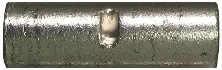 8 to 12-10 AWG Non-Insulated Step Down Butt Connectors - Seamless Copper - 10 to 1000 Pack - Made in USA