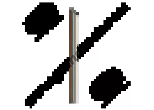 8" X 108" Miter OD Bottom Chrome
