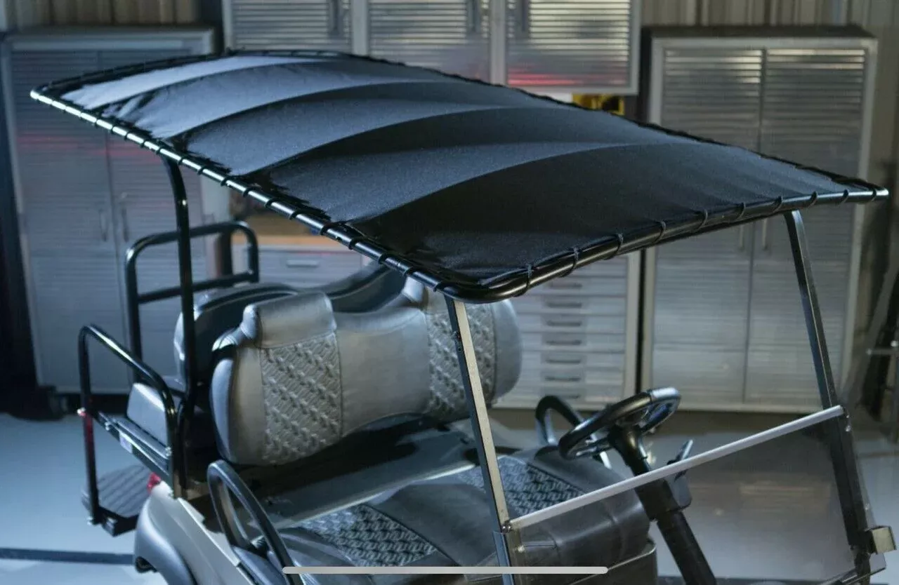84" RedDot Topsail Bimini Sun Top - Golf Cart Bikini Top (4-Passenger)