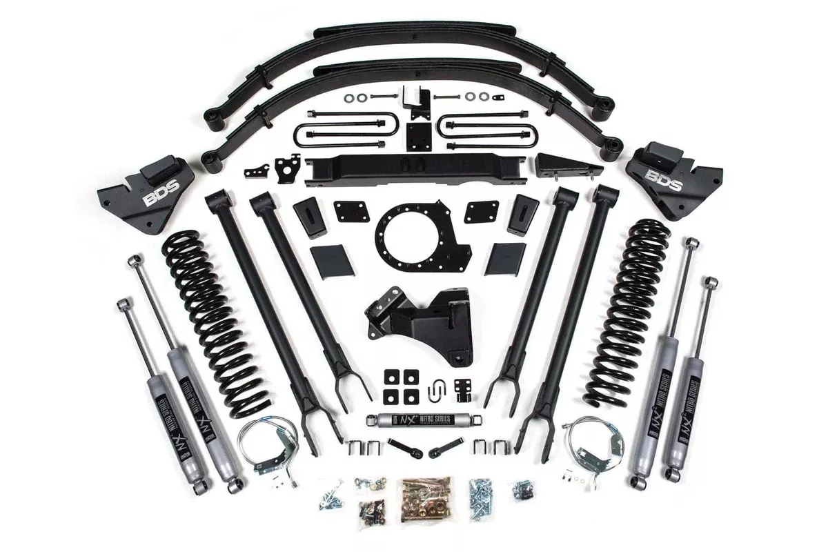 9" 4-LINK LIFT KIT W/ NX2 SHOCKS 20-22 S/DUTY 4WD DIESEL-BDS1959H
