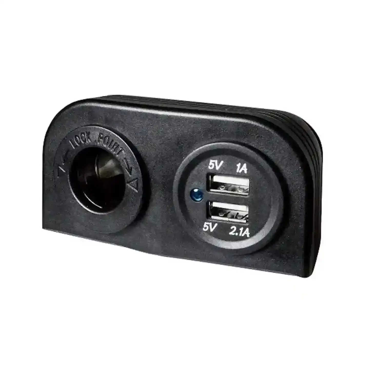 Accessory Socket 12v Dual - Surface Mount