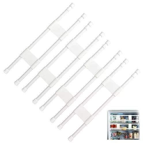 Adjustable RV Double Refrigerator Bar 4 Pack