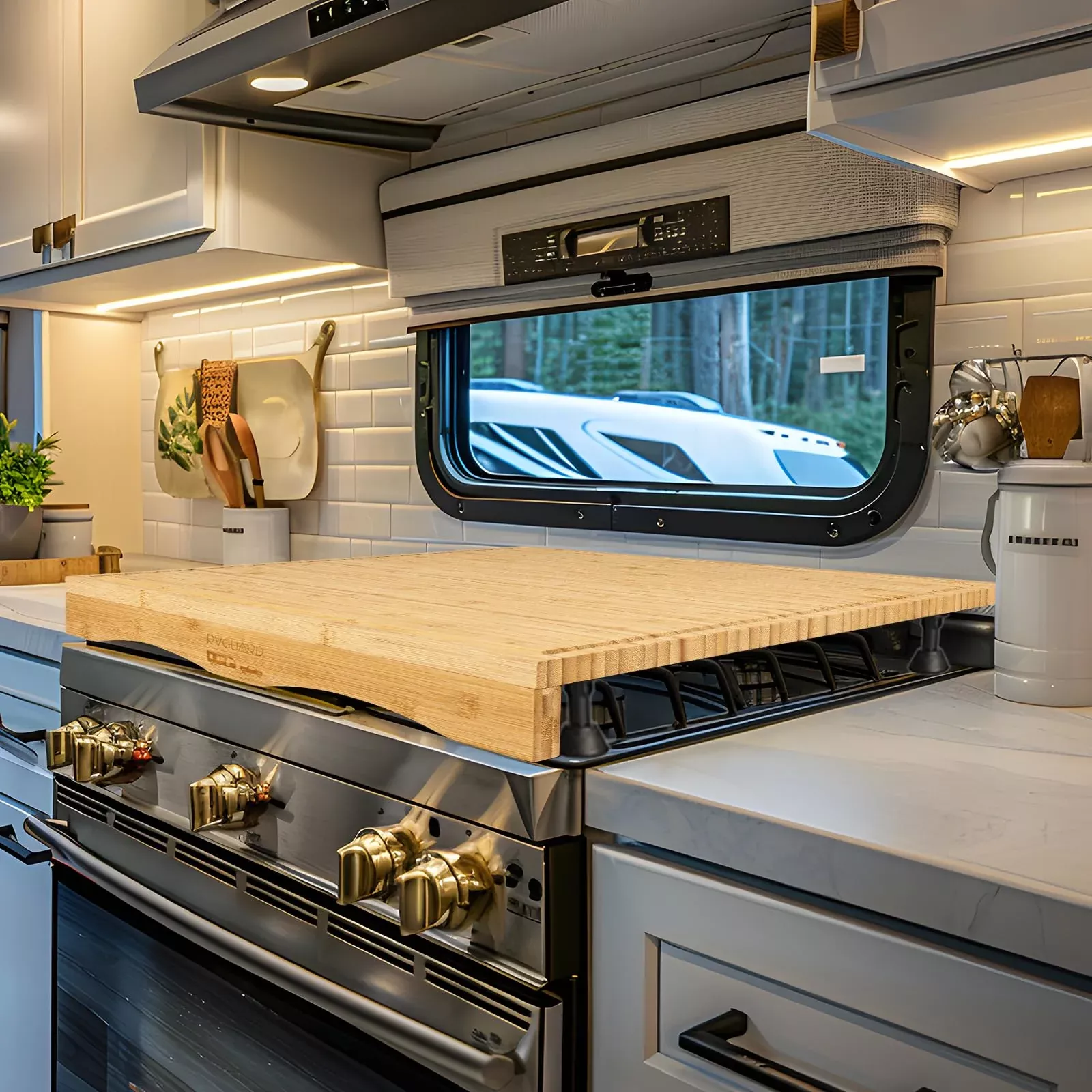 Adjustable Stove Top Cover Board 17"x20"