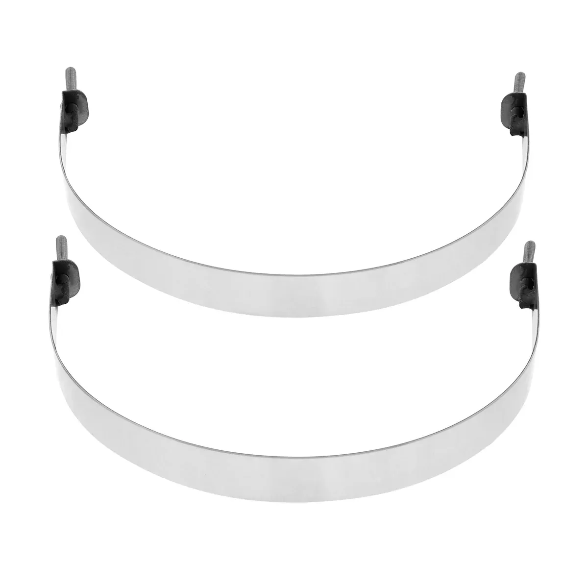 Air Tank Straps 9.75" Diameter Tanks 304 Stainless Steel Pair