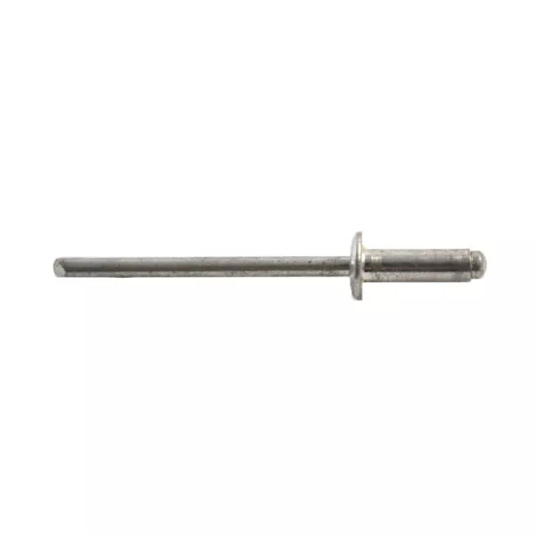 All Aluminum Pop Rivet 1/8" Hole, 3/16" - 1/4" Grip Range, 1/4" Flange Industrial, 100 Pack