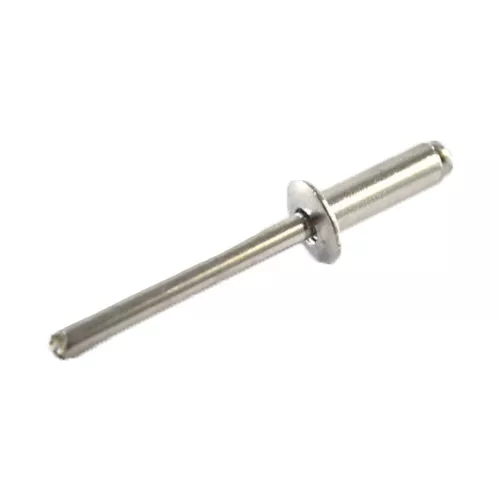 All Aluminum Pop Rivet 3/16" Hole, 1/4" - 3/8" Grip Range, 3/8" Flange Industrial, 100 Pack