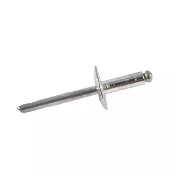 All Aluminum Pop Rivet 3/16" Hole,1/4"-3/8" Grip Range, 5/8" Flange Industrial, 100 Pack
