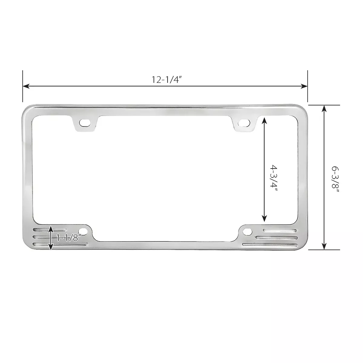Aluminum License Plate Frame