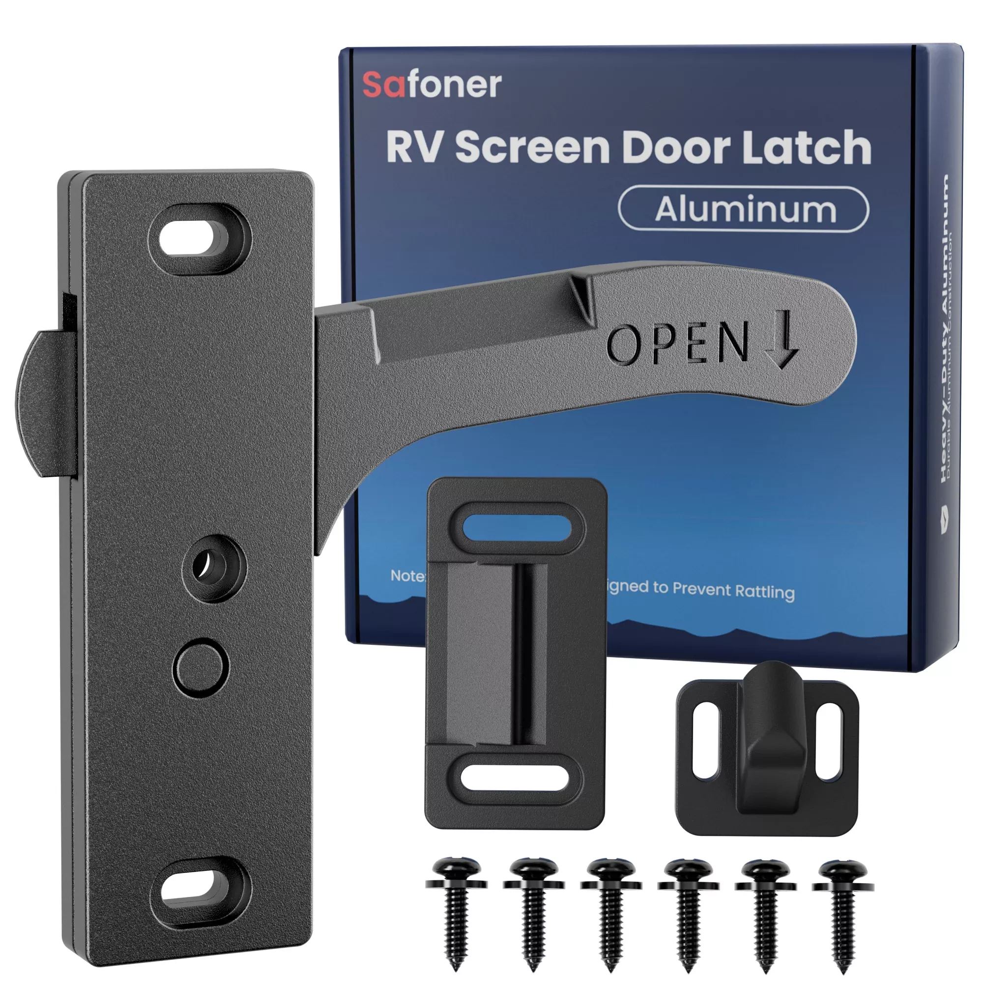 Aluminum RV Screen Door Latch Right Handle Replacement Accessories | Safoner