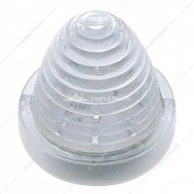 Amber LED/Clear Lens 13 LED Beehive Truck-Lite Style Cab Light