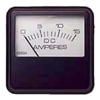 Ammeter, 15amp. Corner Mount
