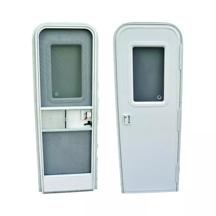 AP Products 28 X 72 Radius Entrance Door RH – White Lock