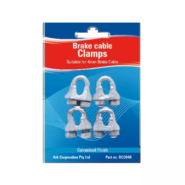 ARK Brake Cable Clamps 4 Pack BCC04B