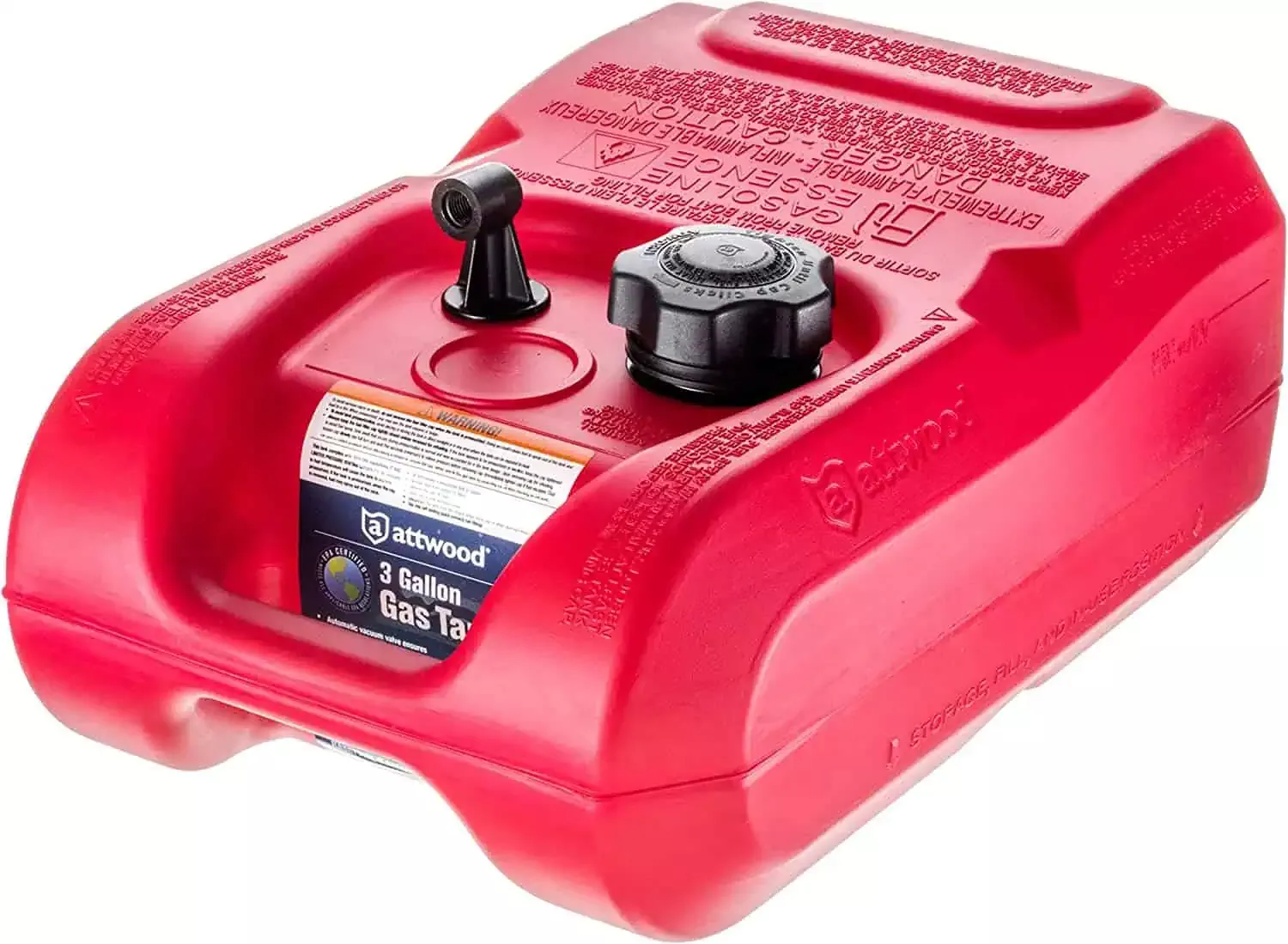 Attwood Boat Marine 3 Gallon Fuel Tank