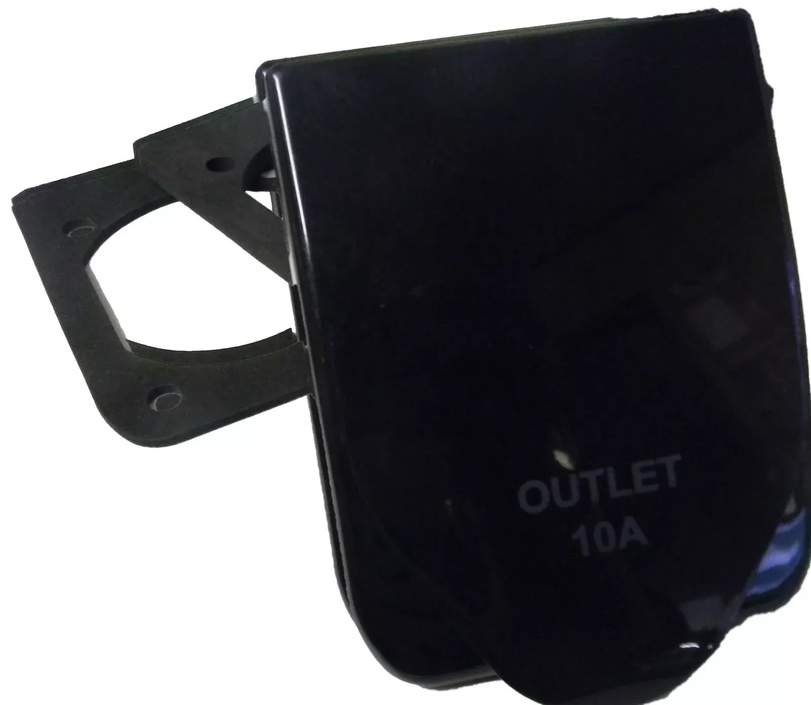 AUSTRALIAN RV 10AMP POWER OUTLET BLACK