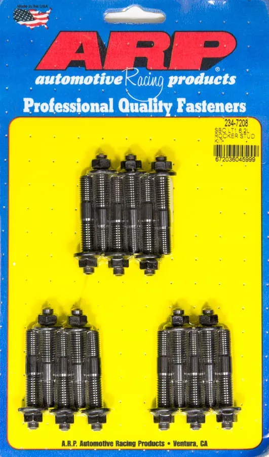 Auto Racing Products -Arp 234-7208 Rocker Arm Stud Kit GMGen V 6.2L Lt1/Lt4