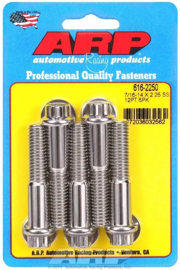 Auto Racing Products -ARP (616-2250) Bolt, Stainless Steel