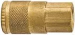 Auto Type C Female Coupler 1/4" Body 1/4" NPT Milton: 785 Truflate 13-135