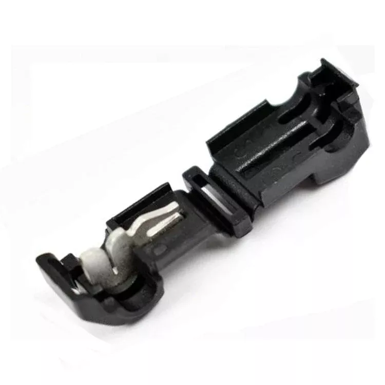 Black 26-24 Gauge Mid Wire T-Tap Connectors - 100 Pack