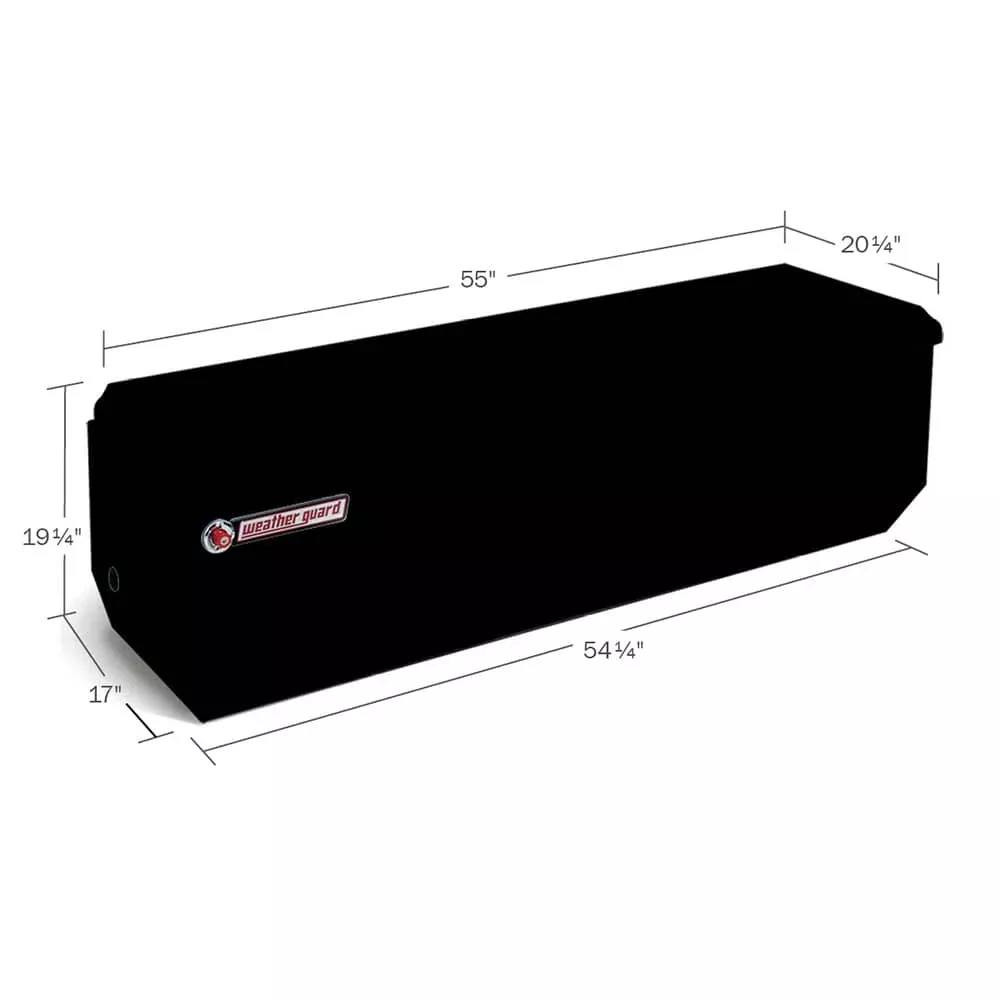 BLACK ALUMINUM CHEST BOX-654-5-01