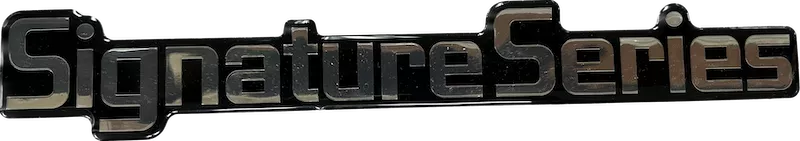 Black & Chrome Signature Series Decal