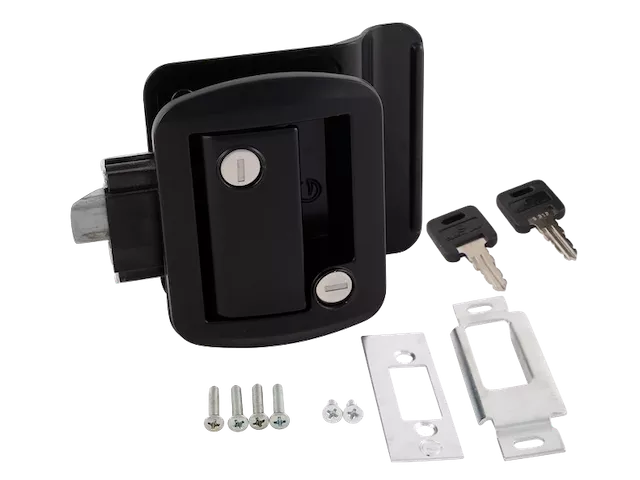 BLACK ENTRY DOOR LATCH ASSEMBLY 013-570